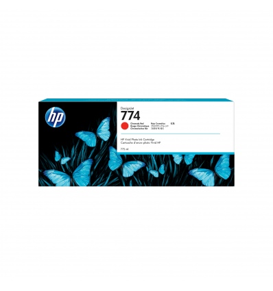 HP 774 Designjet červená (775 ml), P2W02A