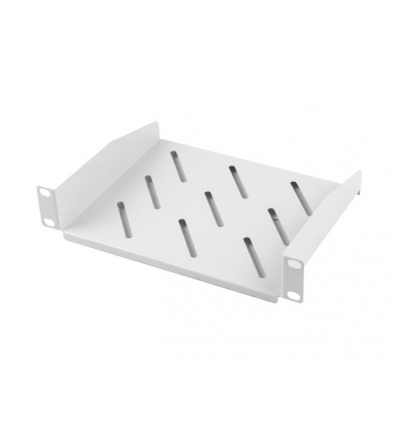 LANBERG 10" PEVNÁ POLICE 1U/254X180MM MAX. NOSNOST DO 20 KG ŠEDÁ