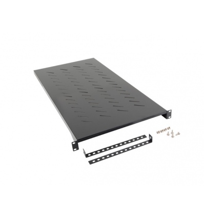 LANBERG 19" PEVNÁ POLICE 1200 MM ČERNÁ (1U/483X910 MM MAX. NOSNOST DO 25 KG, 4BODOVÁ MONTÁŽ)
