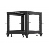 LANBERG OTEVŘENÝ RACK 9U 19" 600X600-1100 NASTAVITELNÝ ČERNÝ