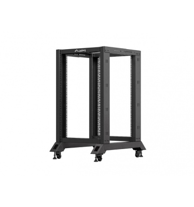 LANBERG OTEVŘENÝ RACK 18U 600X800 ČERNÝ