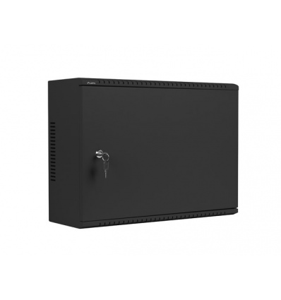 LANBERG 19" RACKOVÁ SKŘÍŇ PRO MONTÁŽ NA STĚNU 4U+3U/540X200 NÍZKOPROFILOVÁ ČERNÁ (SMONTOVANÁ)