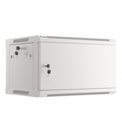 LANBERG RACKOVÁ SKŘÍŇ 19" PRO MONTÁŽ NA STĚNU 6U/600X450 PRO VLASTNÍ MONTÁŽ S KOVOVÝMI DVEŘMI ŠEDÁ