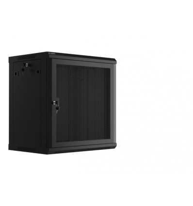 LANBERG 19" RACKOVÁ SKŘÍŇ 12U/600X450 S PERFOROVANÝMI DVEŘMI ČERNÁ - PLOCHÉ BALENÍ