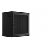 LANBERG 19" RACKOVÁ SKŘÍŇ 12U/600X450 S PERFOROVANÝMI DVEŘMI ČERNÁ - PLOCHÉ BALENÍ
