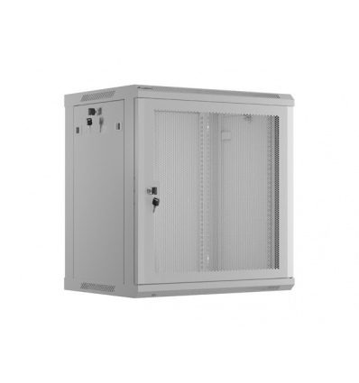 LANBERG INSTALAČNÍ STOJAN 19" 12U 600X450 ŠEDÉ PERFOROVANÉ DVEŘE - PLOCHÉ BALENÍ