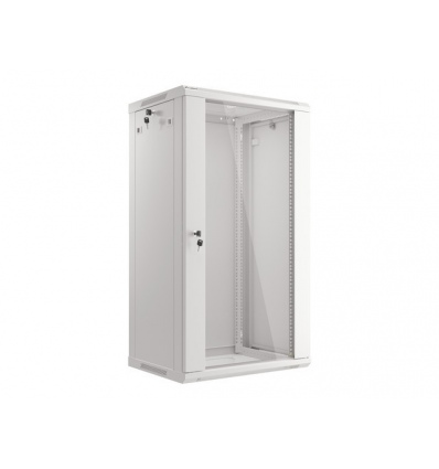 LANBERG 19" RACKOVÁ SKŘÍŇ PRO MONTÁŽ NA STĚNU 22U/600X450 (FLAT PACK) ŠEDÁ V2