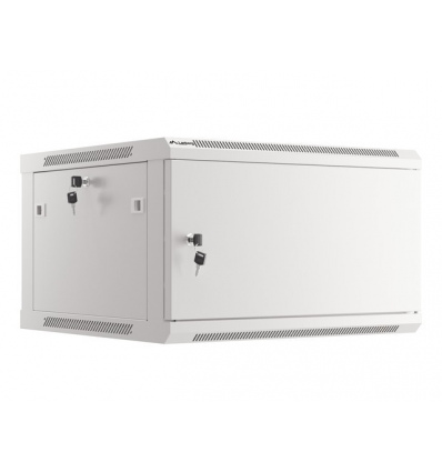 LANBERG RACKOVÁ SKŘÍŇ 19" PRO MONTÁŽ NA STĚNU 6U/600X600 PRO VLASTNÍ MONTÁŽ S KOVOVÝMI DVEŘMI ŠEDÁ