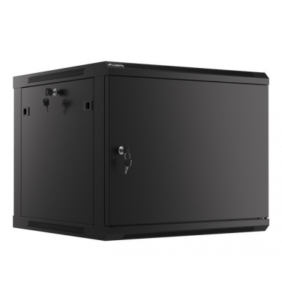 LANBERG RACKOVÁ SKŘÍŇ 19" PRO MONTÁŽ NA STĚNU 9U/600X600 PRO VLASTNÍ MONTÁŽ S KOVOVÝMI DVEŘMI ČERNÁ
