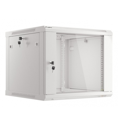 LANBERG RACKOVÁ SKŘÍŇ 19" PRO MONTÁŽ NA STĚNU 9U/600X600 (FLAT PACK) V2 ŠEDÁ