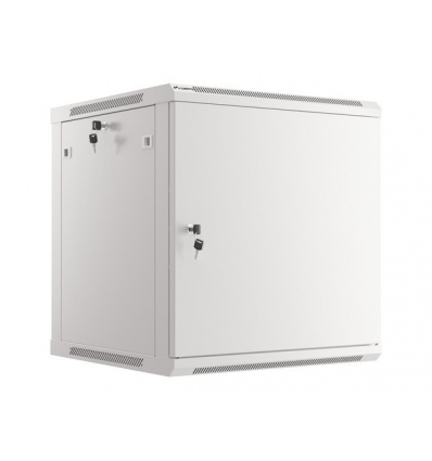 LANBERG RACKOVÁ SKŘÍŇ 19" NÁSTĚNNÁ 12U/600X600 PRO VLASTNÍ MONTÁŽ S KOVOVÝMI DVEŘMI ŠEDÁ