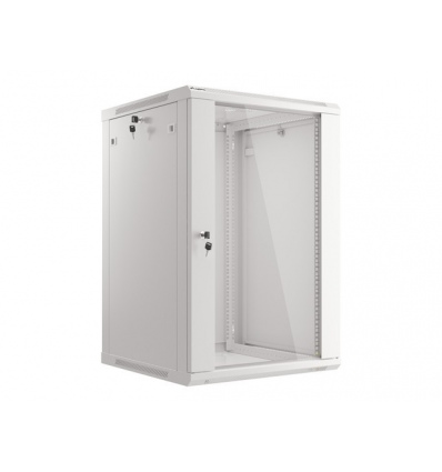 LANBERG 19" RACKOVÁ SKŘÍŇ PRO MONTÁŽ NA STĚNU 18U/600X600 (FLAT PACK) ŠEDÁ V2
