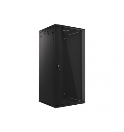 LANBERG 19" RACKOVÁ SKŘÍŇ PRO MONTÁŽ NA STĚNU 27U/600X600 (FLAT PACK) ČERNÁ V2