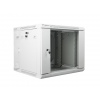 LANBERG RACKOVÁ SKŘÍŇ 19" DVOUDÍLNÁ NÁSTĚNNÁ 9U/600X600 (FLAT PACK) ŠEDÁ