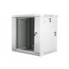 LANBERG RACKOVÁ SKŘÍŇ 19" DVOUDÍLNÁ NÁSTĚNNÁ 12U/600X600 (FLAT PACK) ŠEDÁ