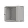 LANBERG 19" RACKOVÁ SKŘÍŇ PRO MONTÁŽ NA STĚNU 9U/540X350 (FLAT PACK) S PROSKLENÝMI DVEŘMI ŠEDÁ