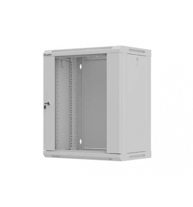 LANBERG 19" RACKOVÁ SKŘÍŇ 12U/540X350 (FLAT PACK) S PROSKLENÝMI DVEŘMI ŠEDÁ