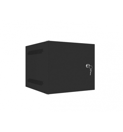 LANBERG RACKOVÁ SKŘÍŇ 10" NÁSTĚNNÁ 4U/280X310 PRO VLASTNÍ MONTÁŽ S KOVOVÝMI DVEŘMI ČERNÁ-FLAT PACK