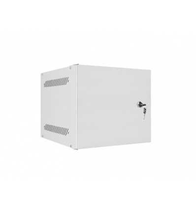 LANBERG RACKOVÁ SKŘÍŇ 10" NÁSTĚNNÁ 4U/280X310 PRO VLASTNÍ MONTÁŽ S KOVOVÝMI DVEŘMI ŠEDÁ -FLAT PACK