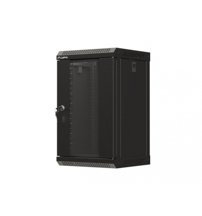 LANBERG RACKOVÁ SKŘÍŇ 10" NÁSTĚNNÁ 9U/300X300 (FLAT PACK) S PROSKLENÝMI DVEŘMI ČERNÁ