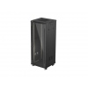 LANBERG 19" VOLNĚ STOJÍCÍ RACKOVÁ SKŘÍŇ 32U/600X600 (FLAT PACK) S PROSKLENÝMI DVEŘMI ČERNÁ