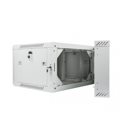 LANBERG RACKOVÁ SKŘÍŇ 19" DVOUDÍLNÁ NÁSTĚNNÁ 6U/600X600 (FLAT PACK) ŠEDÁ