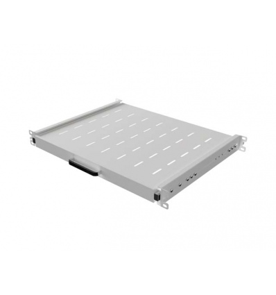 LANBERG POSUVNÁ POLICE PRO 19" RACKOVÉ SKŘÍNĚ 350MM ŠEDÁ (1U/445X350MM, NOSNOST DO 35KG, 4PO