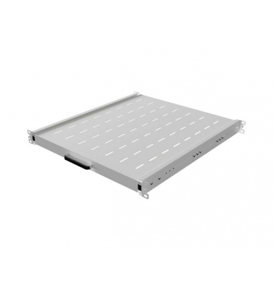 LANBERG POSUVNÁ POLICE PRO 19" RACKOVÉ SKŘÍNĚ 500MM ŠEDÁ (1U/445X500MM, NOSNOST DO 35KG, 4PO
