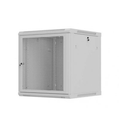 LANBERG NÁSTĚNNÁ INSTALAČNÍ SKŘÍŇ 19" 12U 600X600 ŠEDÉ PERFOROVANÉ DVEŘE (PLOCHÉ BALENÍ)