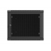 LANBERG NÁSTĚNNÁ INSTALAČNÍ SKŘÍŇ 19" 9U 600X600 ČERNÉ PERFOROVANÉ DVEŘE (PLOCHÉ BALENÍ)