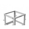 LANBERG OTEVŘENÝ RACK 19" 9U 600X600-1100 NASTAVITELNÝ ŠEDÝ
