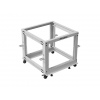 LANBERG OTEVŘENÝ RACK 19" 9U 600X600-1100 NASTAVITELNÝ ŠEDÝ