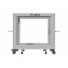 LANBERG OTEVŘENÝ RACK 19" 9U 600X600-1100 NASTAVITELNÝ ŠEDÝ