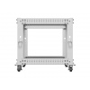 LANBERG OTEVŘENÝ RACK 19" 9U 600X600-1100 NASTAVITELNÝ ŠEDÝ