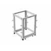 LANBERG OTEVŘENÝ RACK 19" 15U 600X600-1100 NASTAVITELNÝ ŠEDÝ