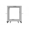LANBERG OTEVŘENÝ RACK 19" 9U 600X600-1100 NASTAVITELNÝ ŠEDÝ