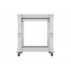 LANBERG OTEVŘENÝ RACK 19" 9U 600X600-1100 NASTAVITELNÝ ŠEDÝ