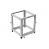 LANBERG OTEVŘENÝ RACK 19" 9U 600X600-1100 NASTAVITELNÝ ŠEDÝ