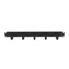 LANBERG 19" KABELOVÝ MANAGEMENT 5 KROUŽKŮ TYP B 1U ČERNÝ