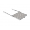 LANBERG POSUVNÁ POLICE PRO 19" RACKOVÉ SKŘÍNĚ 350MM ŠEDÁ (1U/445X350MM, NOSNOST DO 35KG, 4PO