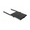 LANBERG POSUVNÁ POLICE PRO 19" RACKOVÉ SKŘÍNĚ 500MM ČERNÁ (1U/445X500MM, NOSNOST DO 35KG, 4-P