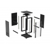 LANBERG 19" VOLNĚ STOJÍCÍ RACKOVÁ SKŘÍŇ 42U/600X800 (FLAT PACK) S PROSKLENÝMI DVEŘMI ČERNÁ
