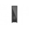 LANBERG 19" VOLNĚ STOJÍCÍ RACKOVÁ SKŘÍŇ 37U/600X600 (FLAT PACK) S PROSKLENÝMI DVEŘMI ČERNÁ