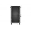 LANBERG INSTALAČNÍ SKŘÍŇOVÝ ROZVADĚČ 19" 22U 600X800 ČERNÉ SKLENĚNÉ DVEŘE (PLOCHÉ BALENÍ)