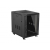 LANBERG INSTALAČNÍ RACK 19" 15U 600X800 ČERNÉ SKLENĚNÉ DVEŘE (PLOCHÉ BALENÍ)