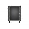 LANBERG INSTALAČNÍ RACK 19" 15U 600X600 ČERNÉ SKLENĚNÉ DVEŘE (PLOCHÉ BALENÍ)