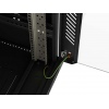 LANBERG INSTALAČNÍ RACK 19" 15U 600X600 ČERNÉ SKLENĚNÉ DVEŘE (PLOCHÉ BALENÍ)