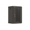 LANBERG RACKOVÁ SKŘÍŇ 10" NÁSTĚNNÁ 9U/300X300 (FLAT PACK) S PROSKLENÝMI DVEŘMI ČERNÁ