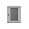 LANBERG RACKOVÁ SKŘÍŇ 10" NÁSTĚNNÁ 6U/300X300 (FLAT PACK) S PROSKLENÝMI DVEŘMI ŠEDÁ