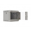 LANBERG RACKOVÁ SKŘÍŇ 10" NÁSTĚNNÁ 4U/300X300 (FLAT PACK) S PROSKLENÝMI DVEŘMI ŠEDÁ